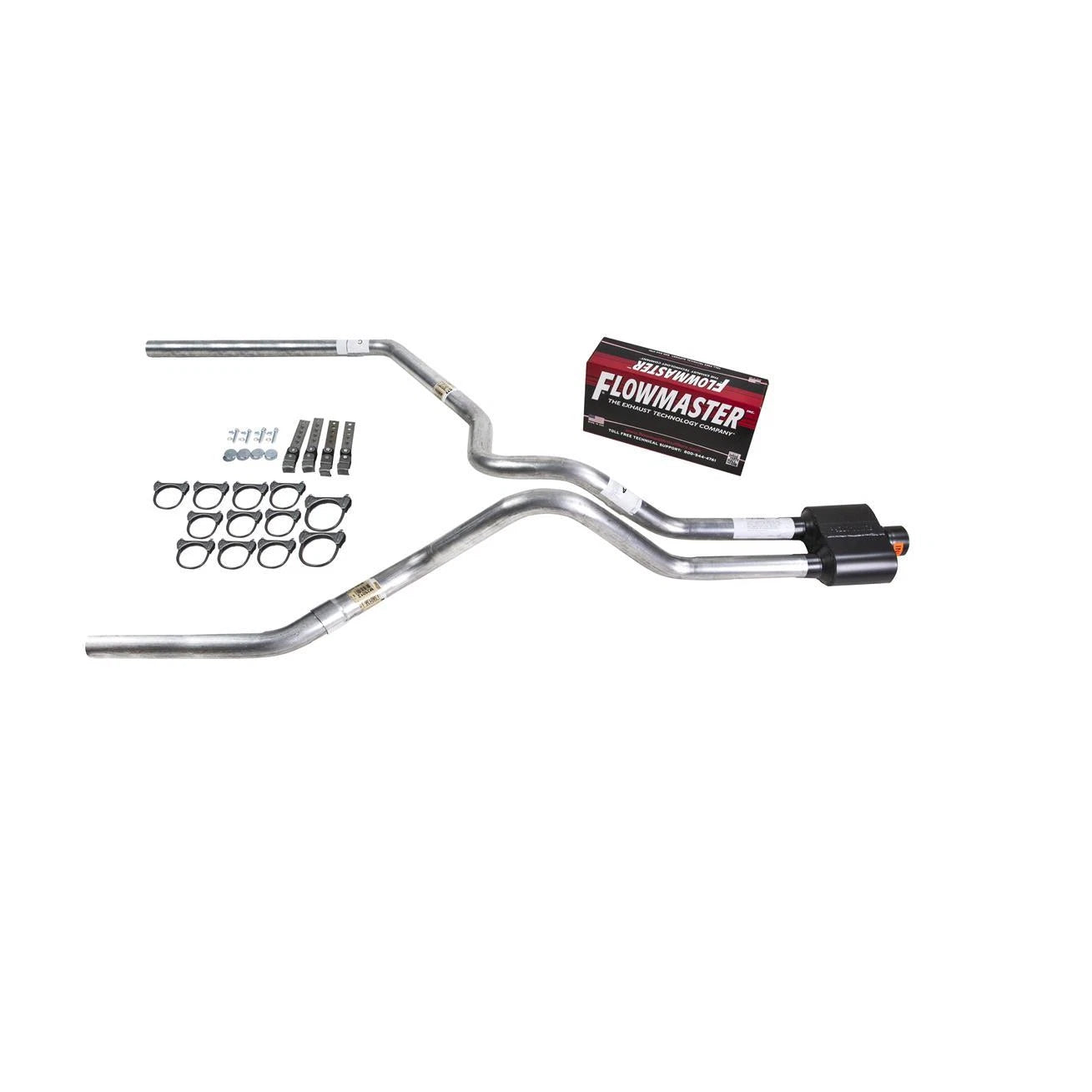 Dual Exhaust Pipe for F150 (1998–2004) - 2.5" Flowmaster Super 10