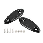 Mirror delete blanking block off plates for Kawasaki ZX-6R (2009–2012)