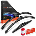 Set of 3 Windshield Wiper Blades for Mitsubishi i-MiEV (2010–2017)