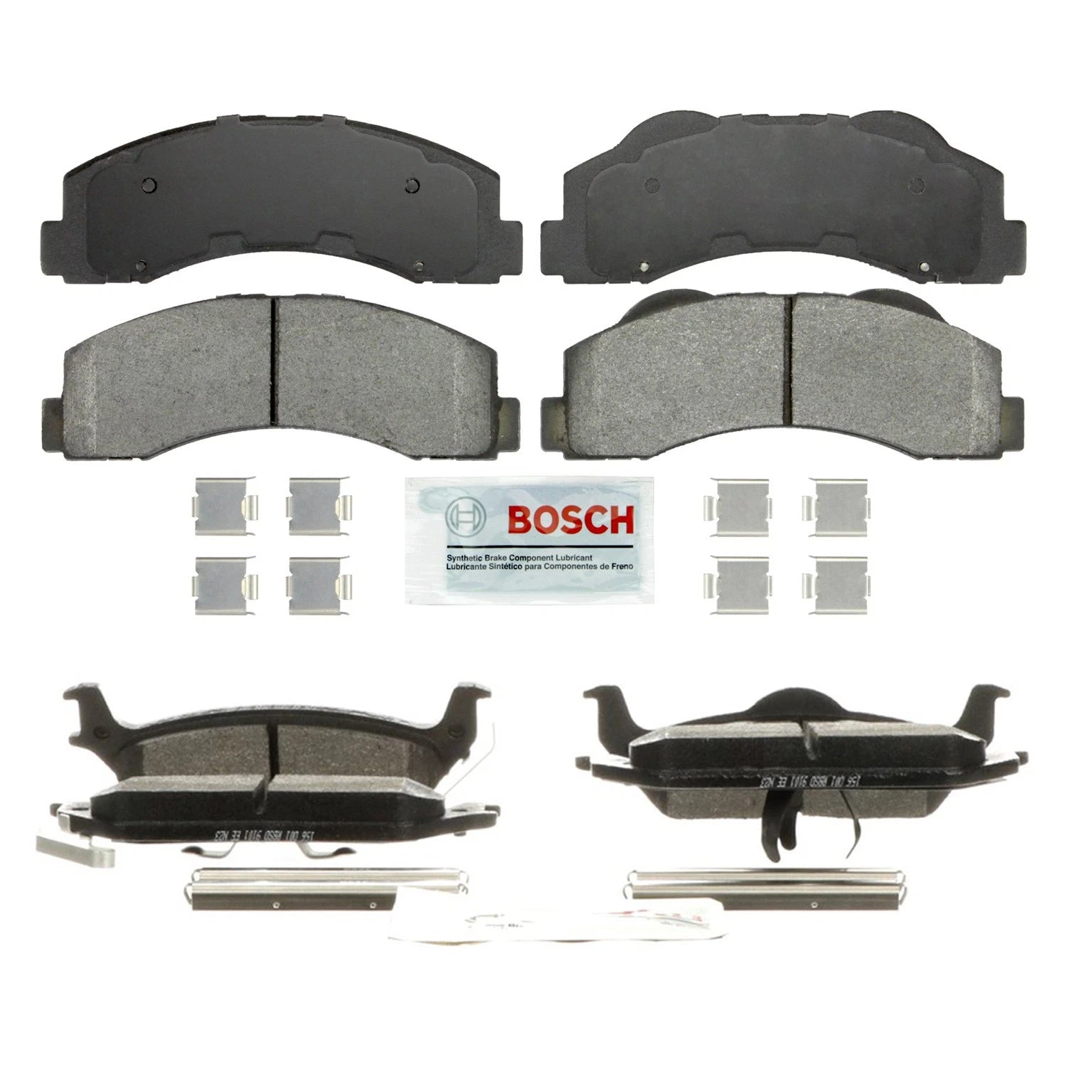 Set of 4 Bosch Severe Duty Disc Brake Pads for Ford F-150 (2010–2011)