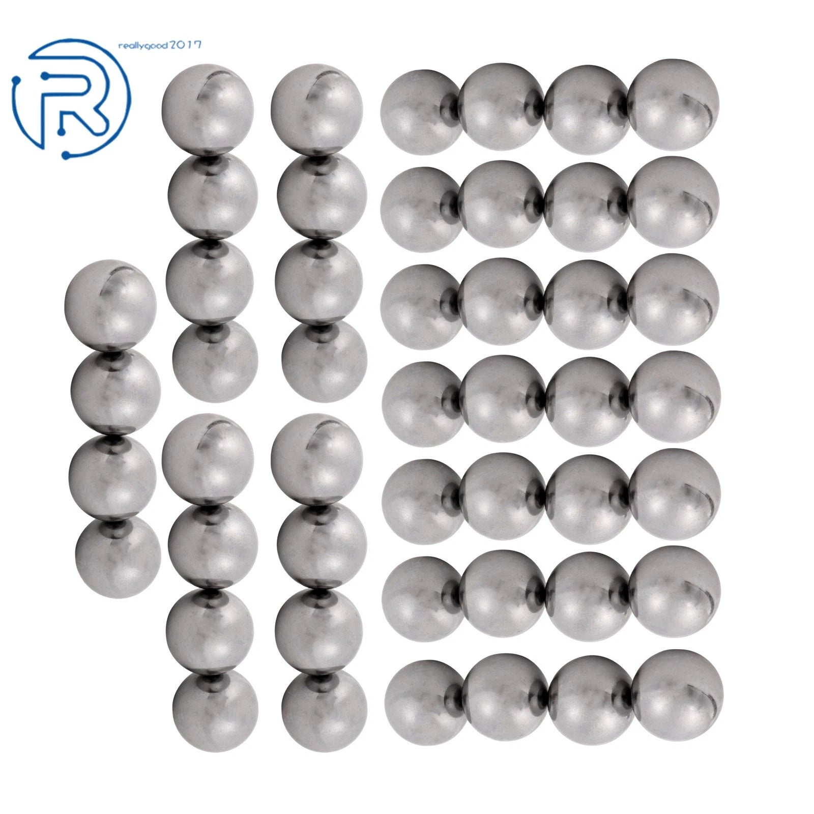 50Pcs 1-Inch Mirror Polish Bearing Balls for G25