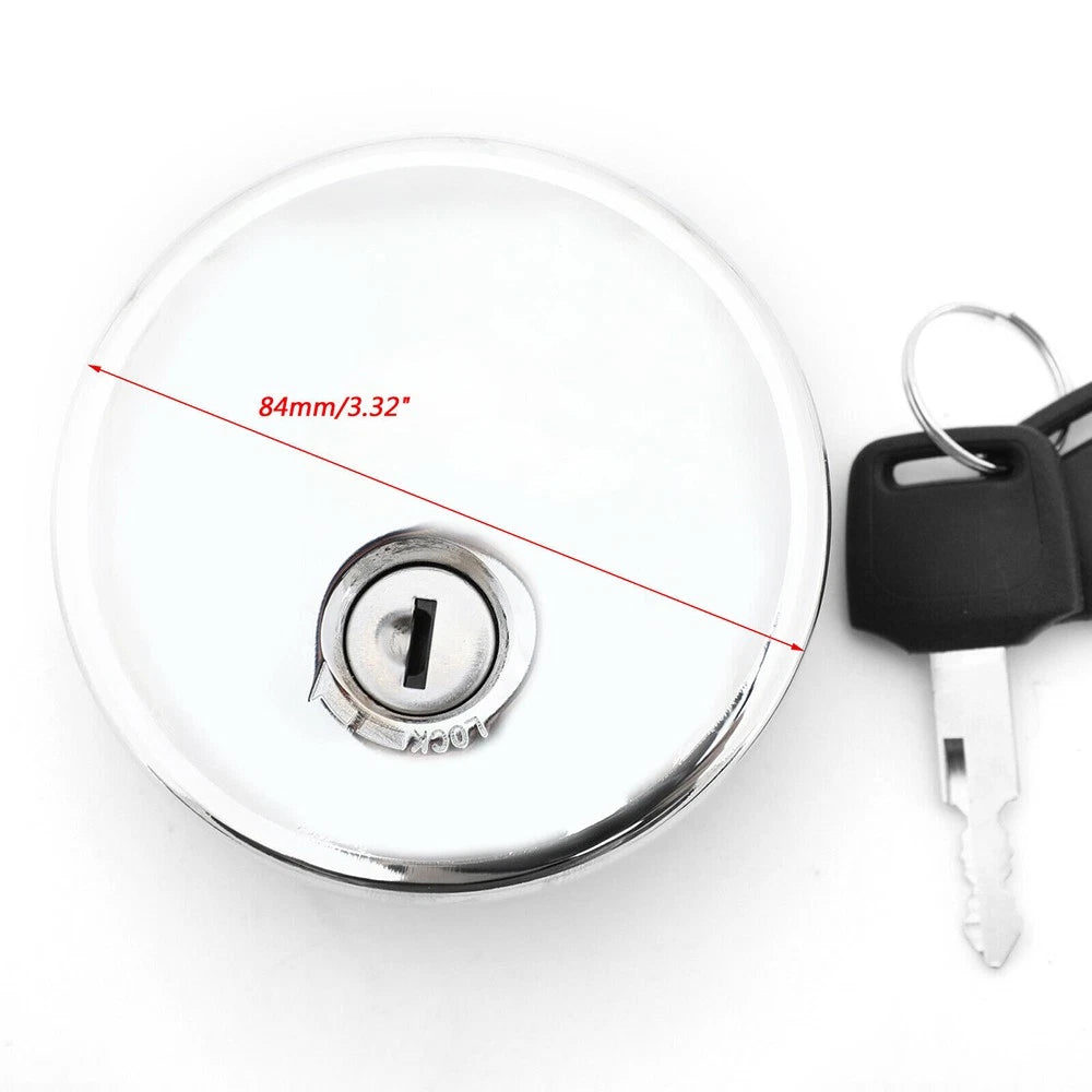 Fuel Gas Tank Cap Lock w/ Keys for Kawasaki Vulcan Classic Tourer (1998–2001)