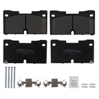 Set of 4 Front Brake Pads for Cadillac Escalade / GMC Yukon XL (2021–2024) P2173
