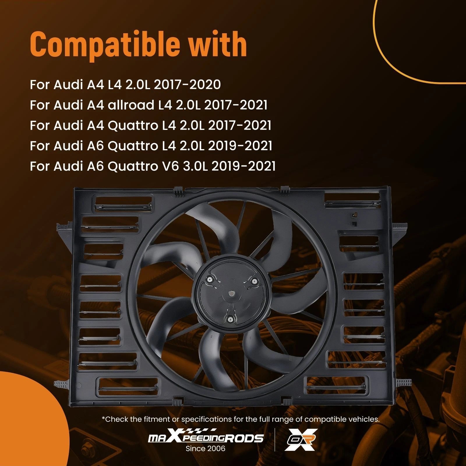 Cooling Fan for Audi A4/A6 Quattro/A7 Sportback (2017–2021)