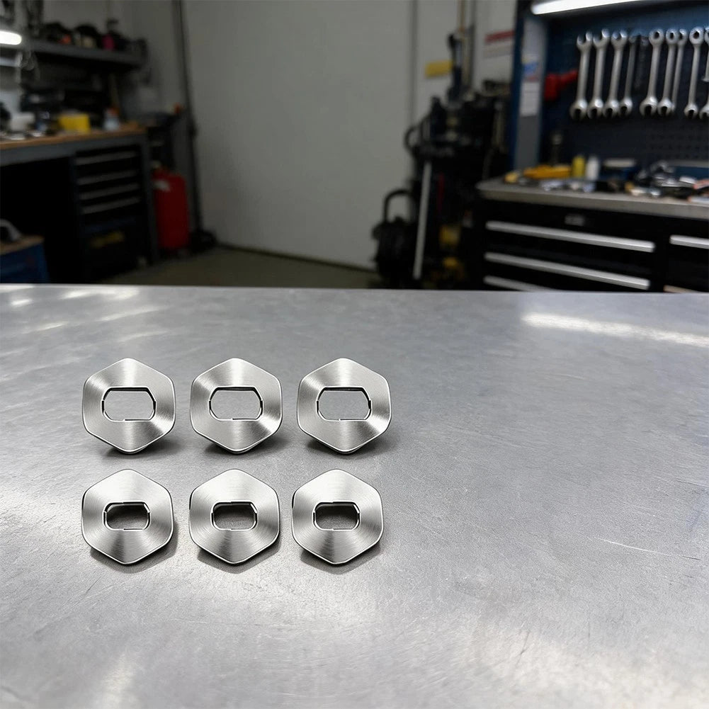 Stainless Steel Hex Gasket for LIVRE DRT PTH Reel (4mm, 5mm)