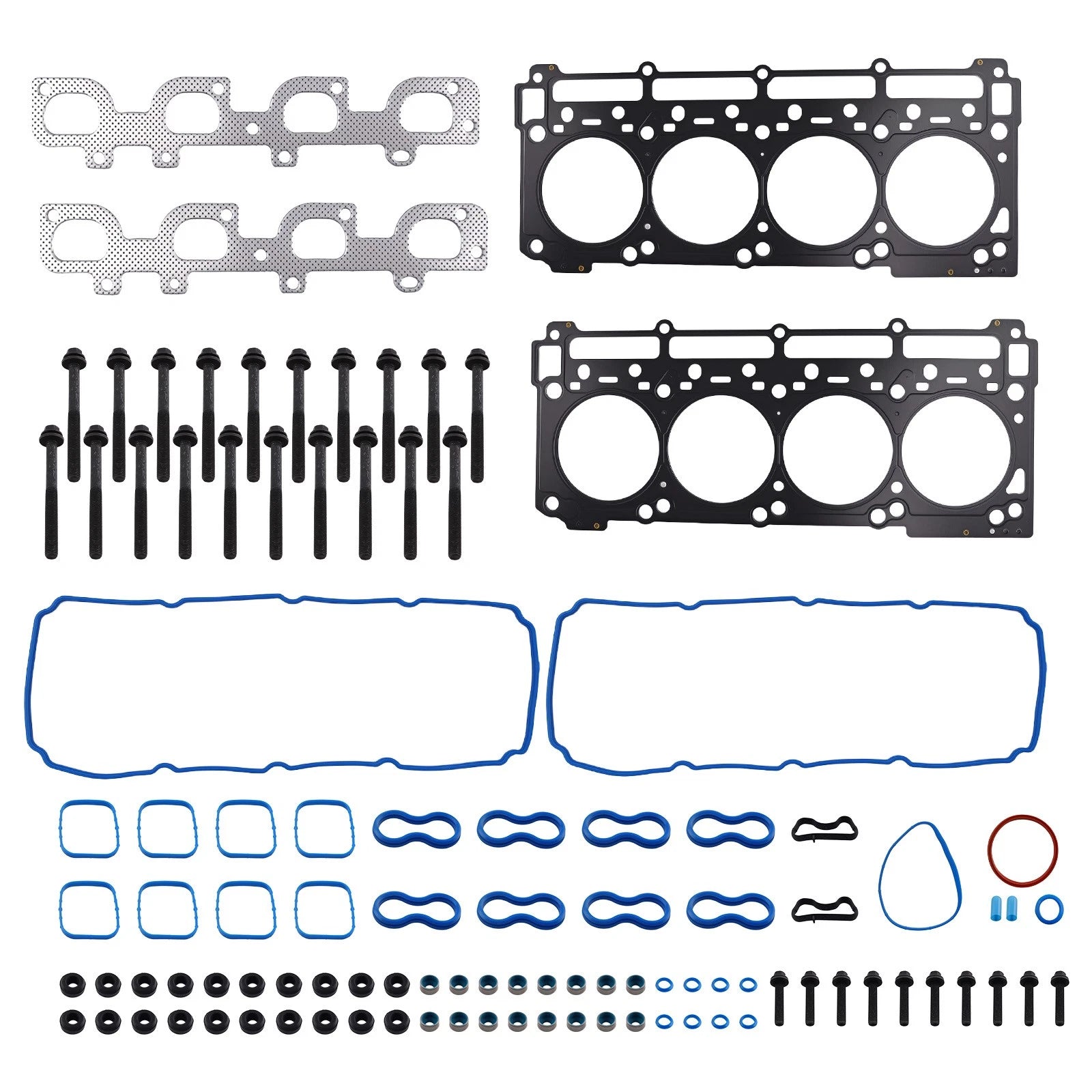 Cylinder Head Gasket & Bolts Set for Chrysler Dodge Jeep Ram 6.4L V8 (2011–2020)