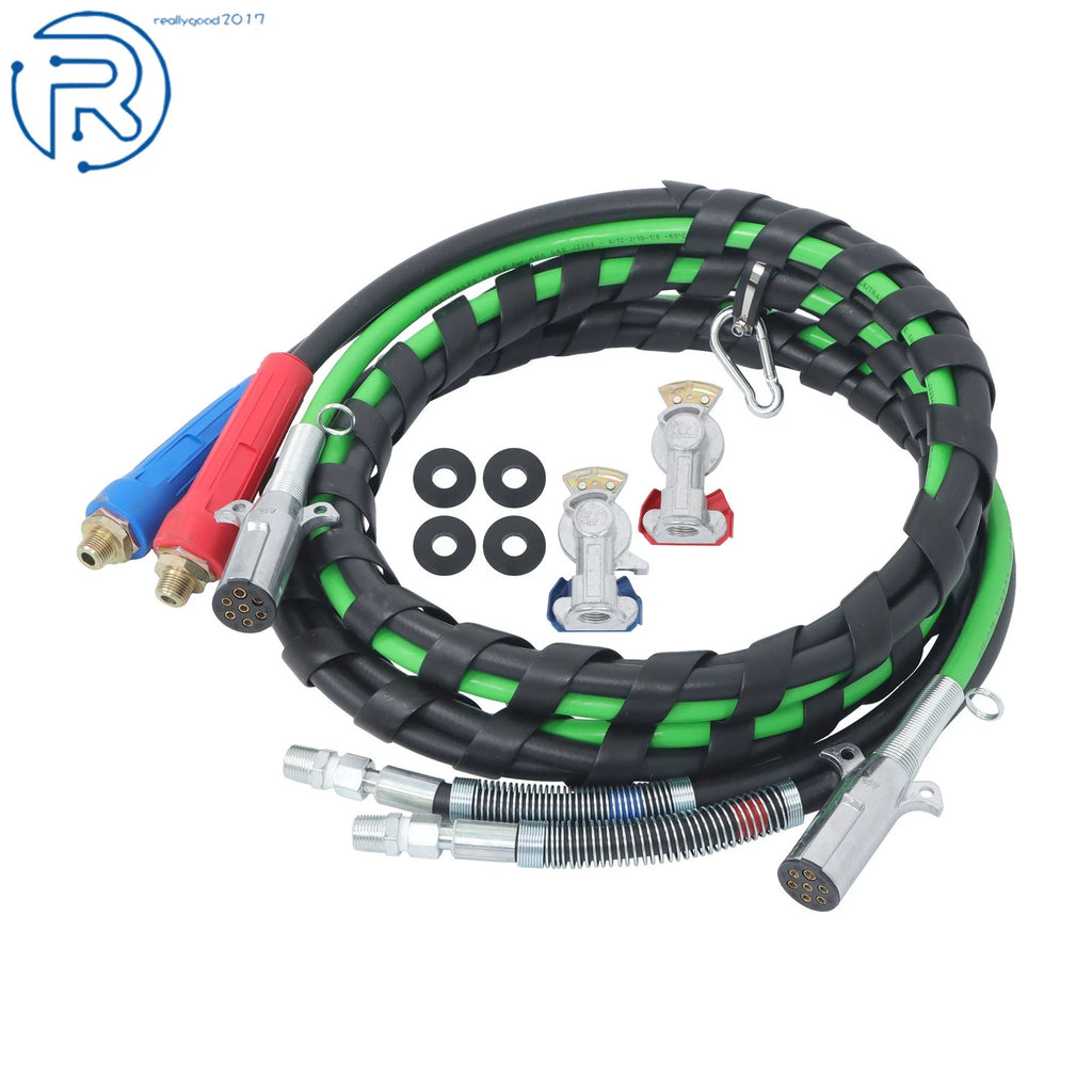 Power Air Line Hose Set with Glad Hands for Tractor