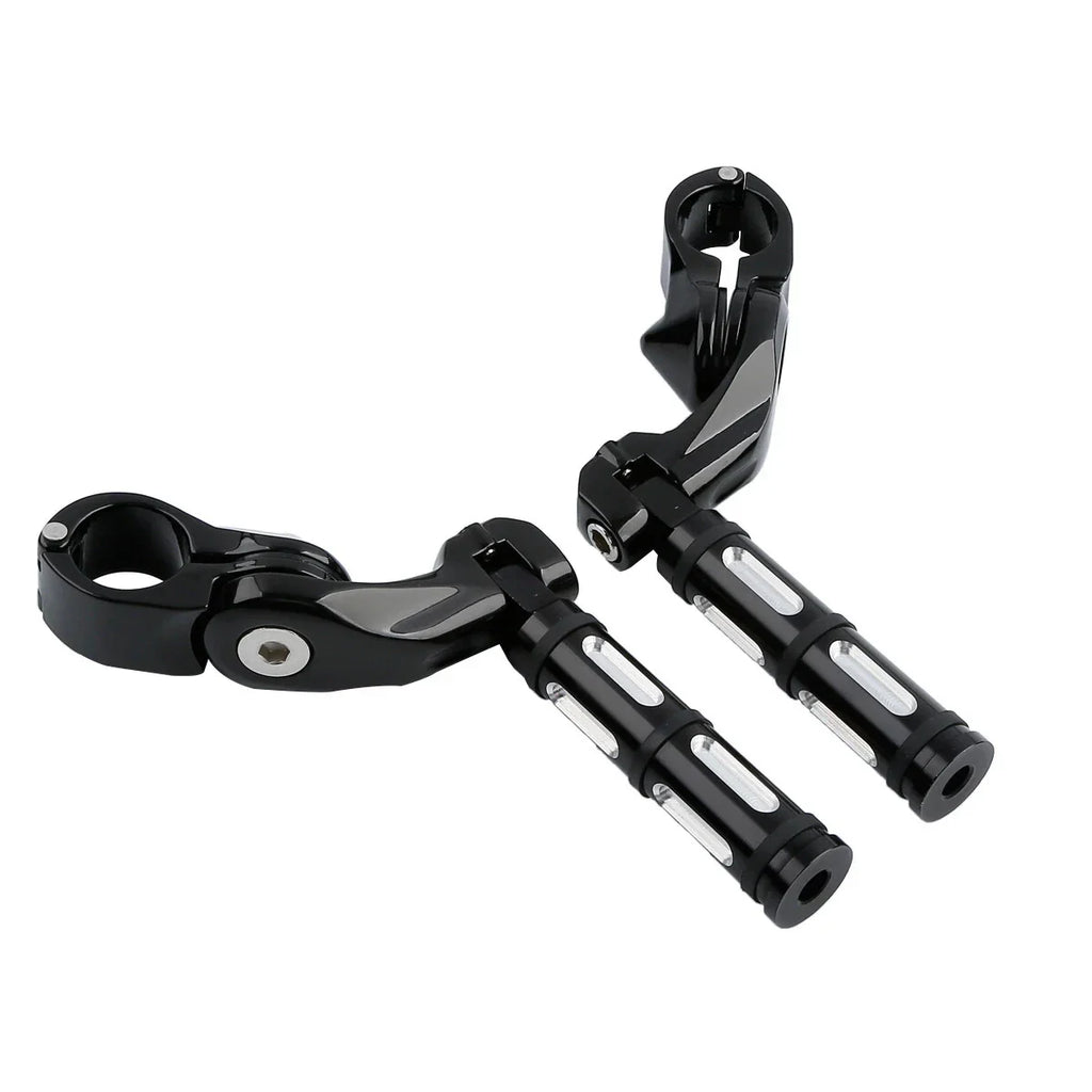 Rear Passenger Floorboards & Highway Foot Pegs for Harley Street Glide (93-25)