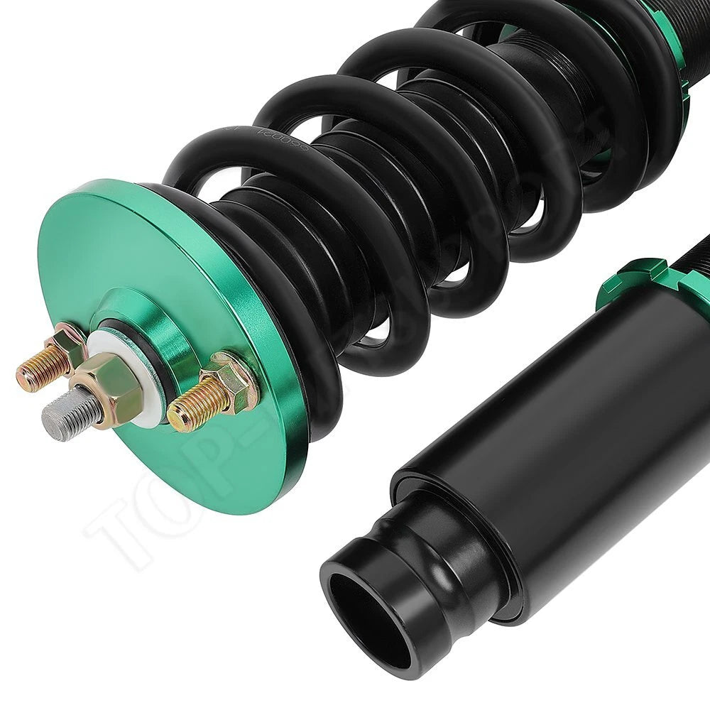Coilovers for Honda Civic (1993–2000) Adjustable Height Green