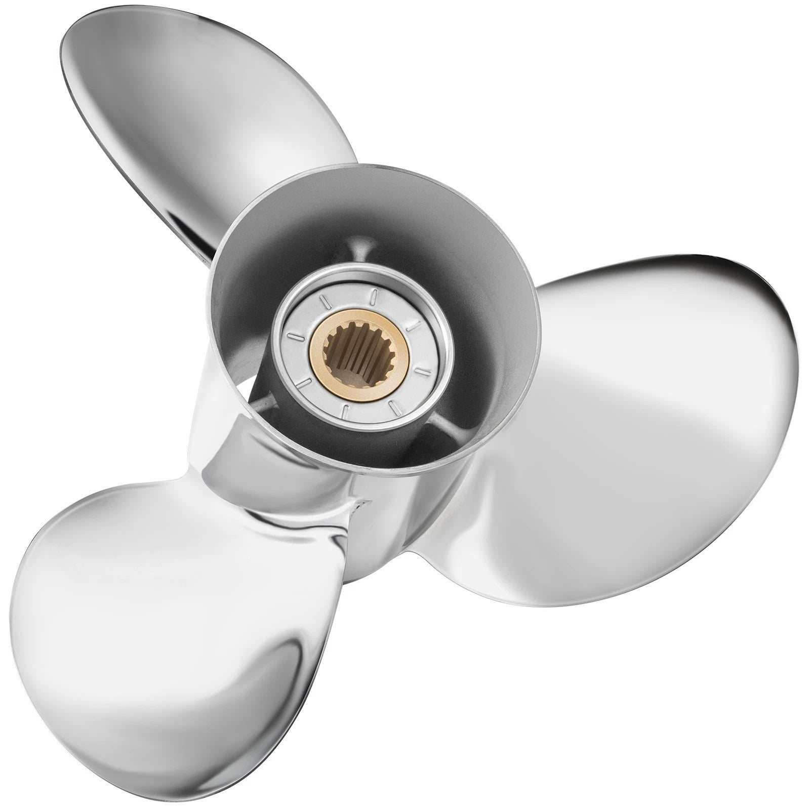 Stainless Steel Boat Propeller for Tohatsu 60-140HP (15 Tooth RH)