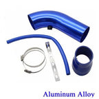 3 Inch Universal Cold Air Intake Pipe Tube Hose Kit Filter System Blue