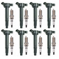 8X Ignition Coil + 8X Spark Plug Kit for Toyota Sequoia Land Cruiser (2008–2021)