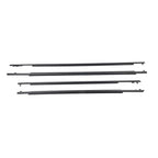 Set of 4 Weatherstrip Door Belt Moulding for Toyota Prius (2010–2015)