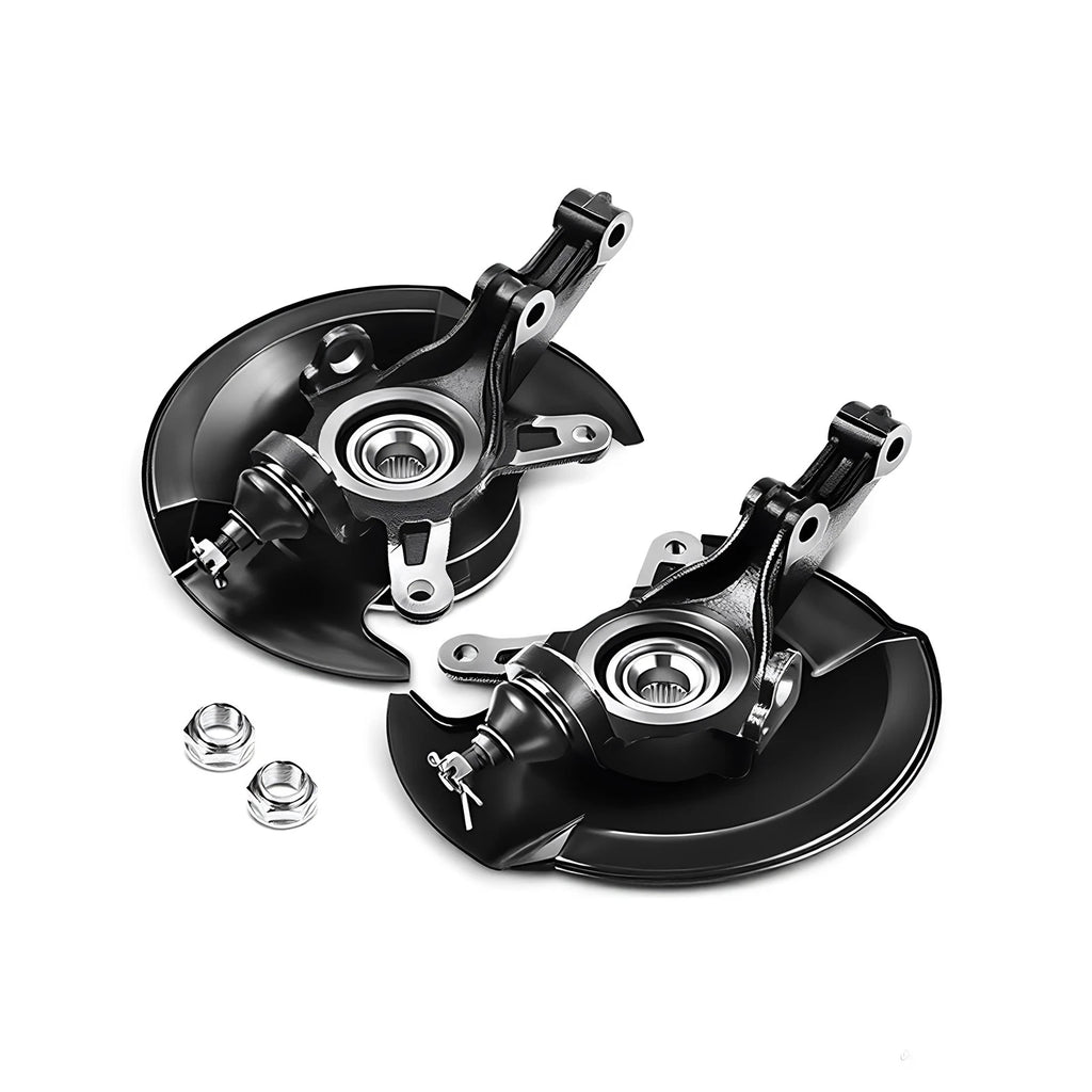 2X Front Steering Knuckle & Wheel Hub Bearing Assembly for Honda Civic (2001–2002)
