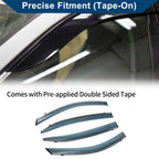 Set of 4 Window Deflectors for Nissan Sentra (2020–2024)