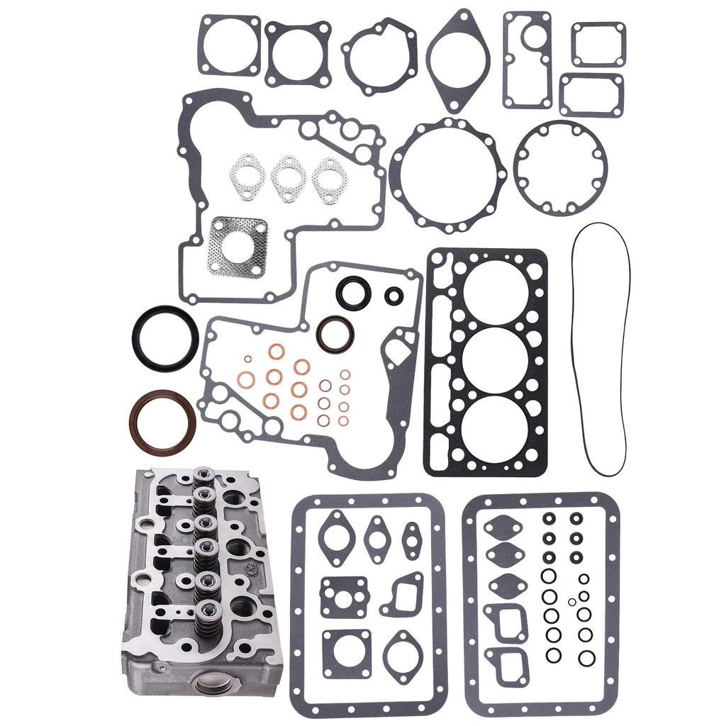 Complete Cylinder Head & Gasket Kit for Kubota B7200 B8200 (YYYY–YYYY)