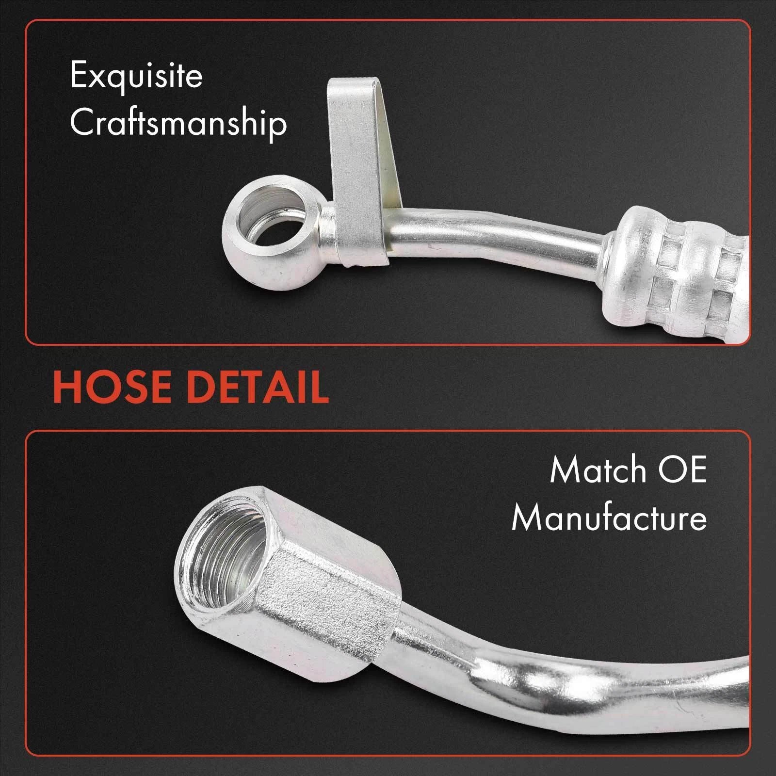 2X Power Steering Pressure & Return Line Hose for Subaru Impreza (2005–2007)