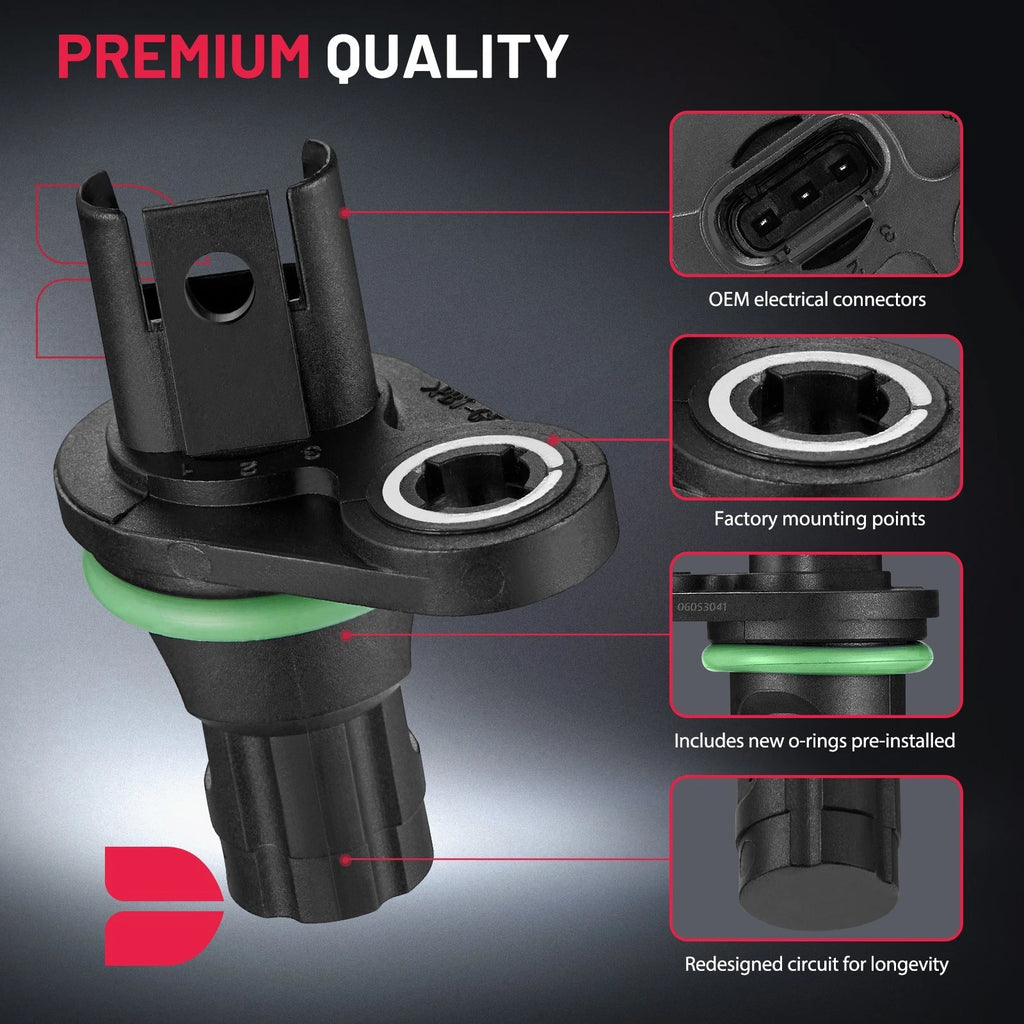2X Camshaft Position Sensor for BMW 535xi 650Ci (2006–2010) 13627525014