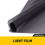 Set of 2 Smoke Black Tint Film for Headlights Tail Lights