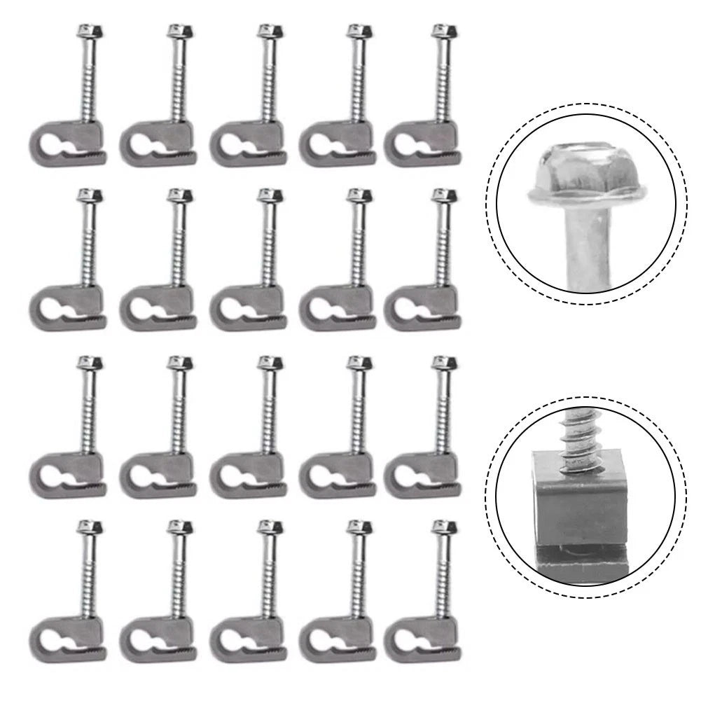 20 Piece Cable Management Kit with Screws for Starlink (2020–2023)