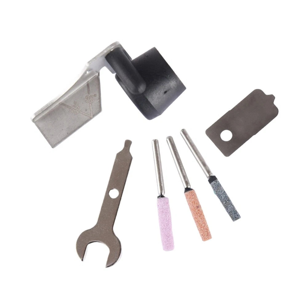 Chainsaw Sharpening Attachment Kit with Stones for Garden Tools