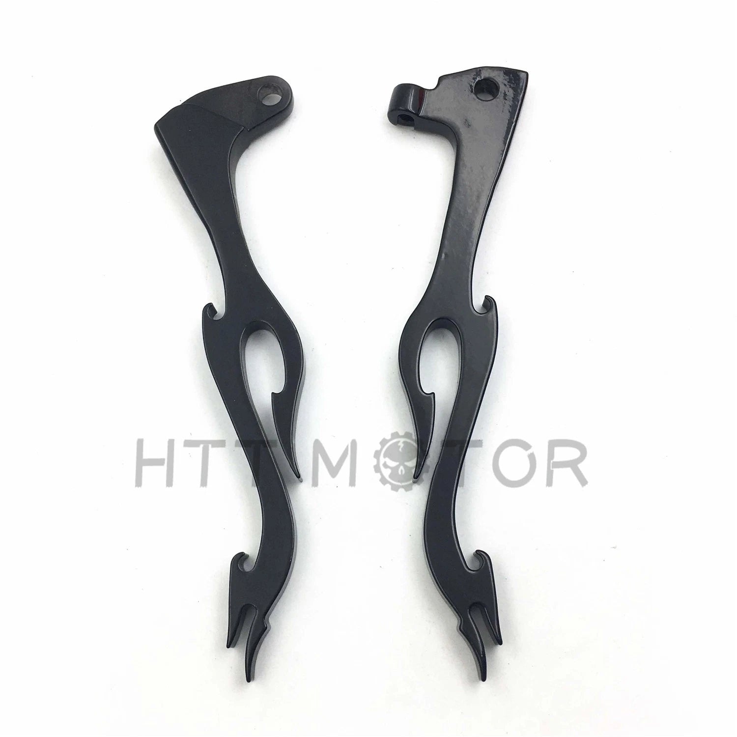Flame Brake Clutch Levers Black for Yamaha Virago XV 250 535 700 750 1000 1100