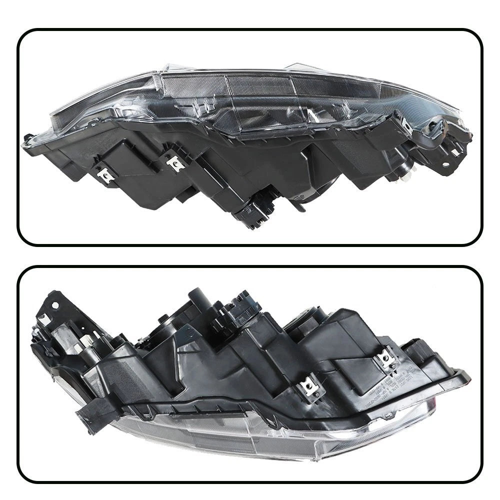 Chrome Halogen Projector Headlight for Honda Civic (2016–2020) Left Side
