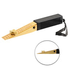 Door Gap Measuring Feeler Gauge Wedge Tool - Copper Plated