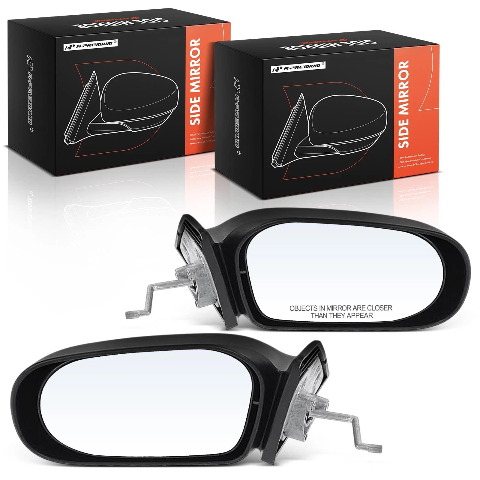 Manual Mirror for Toyota Tercel 1991-1994 L4 1.5L Gas Textured