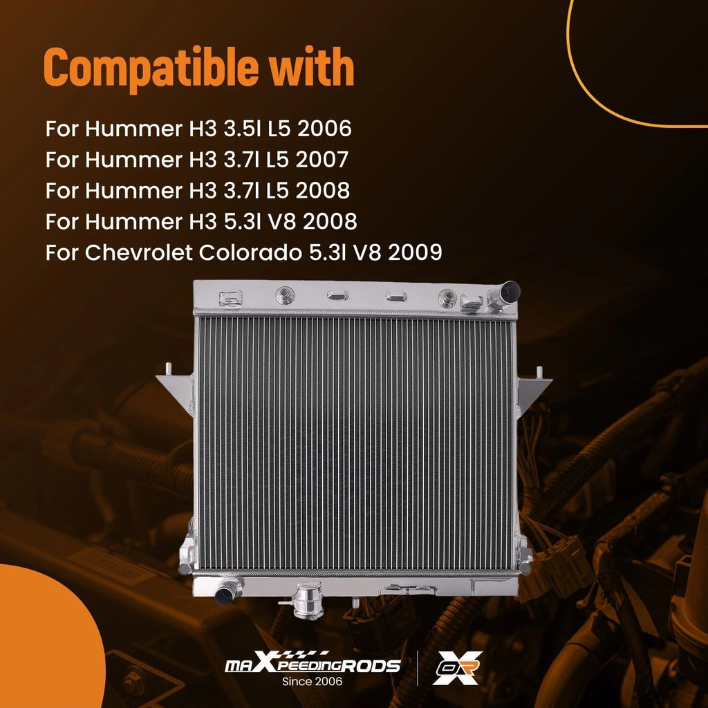 3-Row Cooling Radiator for Hummer H3/Canyon/Colorado (2006-2012)