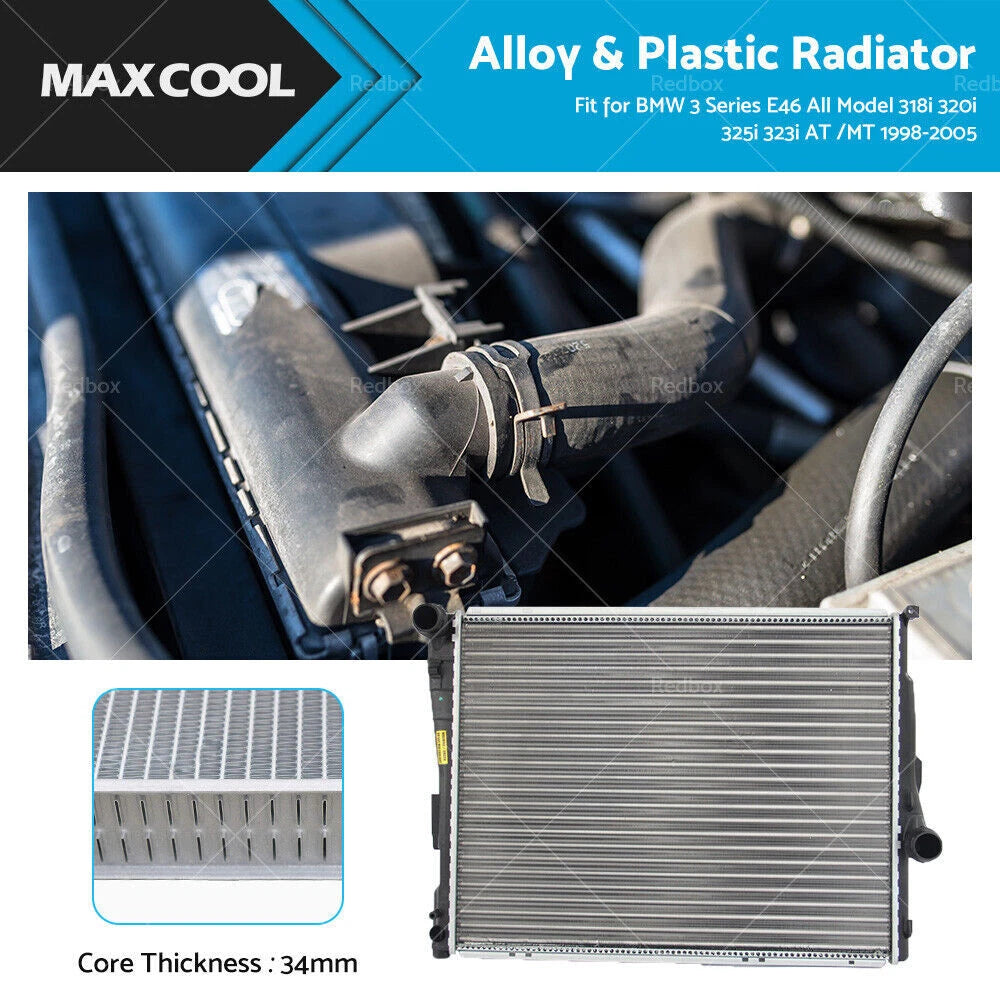 Radiator for BMW 3 Series E46 318i 320i 325i 323i (1998–2005)