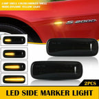 2X Sequential LED Side Marker Lights for Honda Civic (1996–2000)