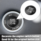 Push Start Button Cover Kit for Dodge Charger Challenger (2015–2023)