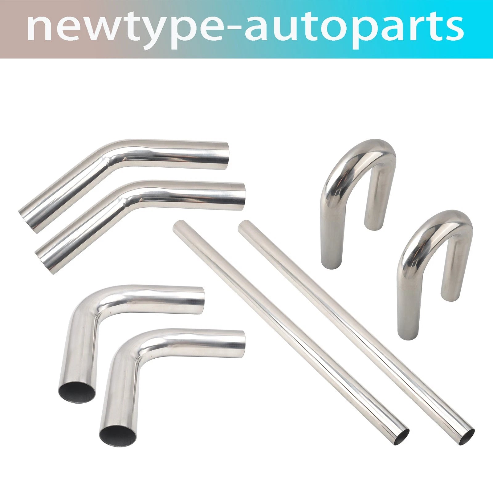 Exhaust Pipe Kit 8PCS for Industrial Pipes (Straight & 45°)