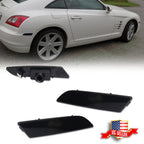 Smoked Rear Bumper Side Marker Reflectors for Chrysler Crossfire (2004–2008)