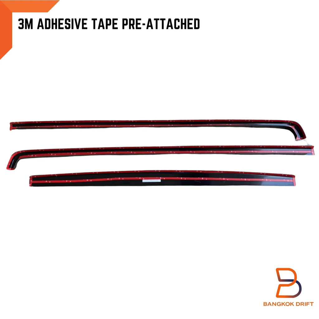 3PC Rear Tailgate Protector Tub Top Cover for Toyota Hilux Revo (2015-2019)