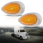 LED Side Marker Turn Signal Lights for Freightliner Sleeper Cab Trucks