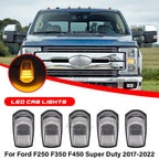 5x LED Cab Roof Marker Light for Ford F-250/350/450/550 Super Duty (2017)