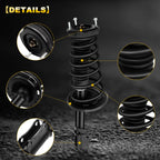 Set of 2 Rear Complete Struts with Springs for Toyota Camry, Avalon