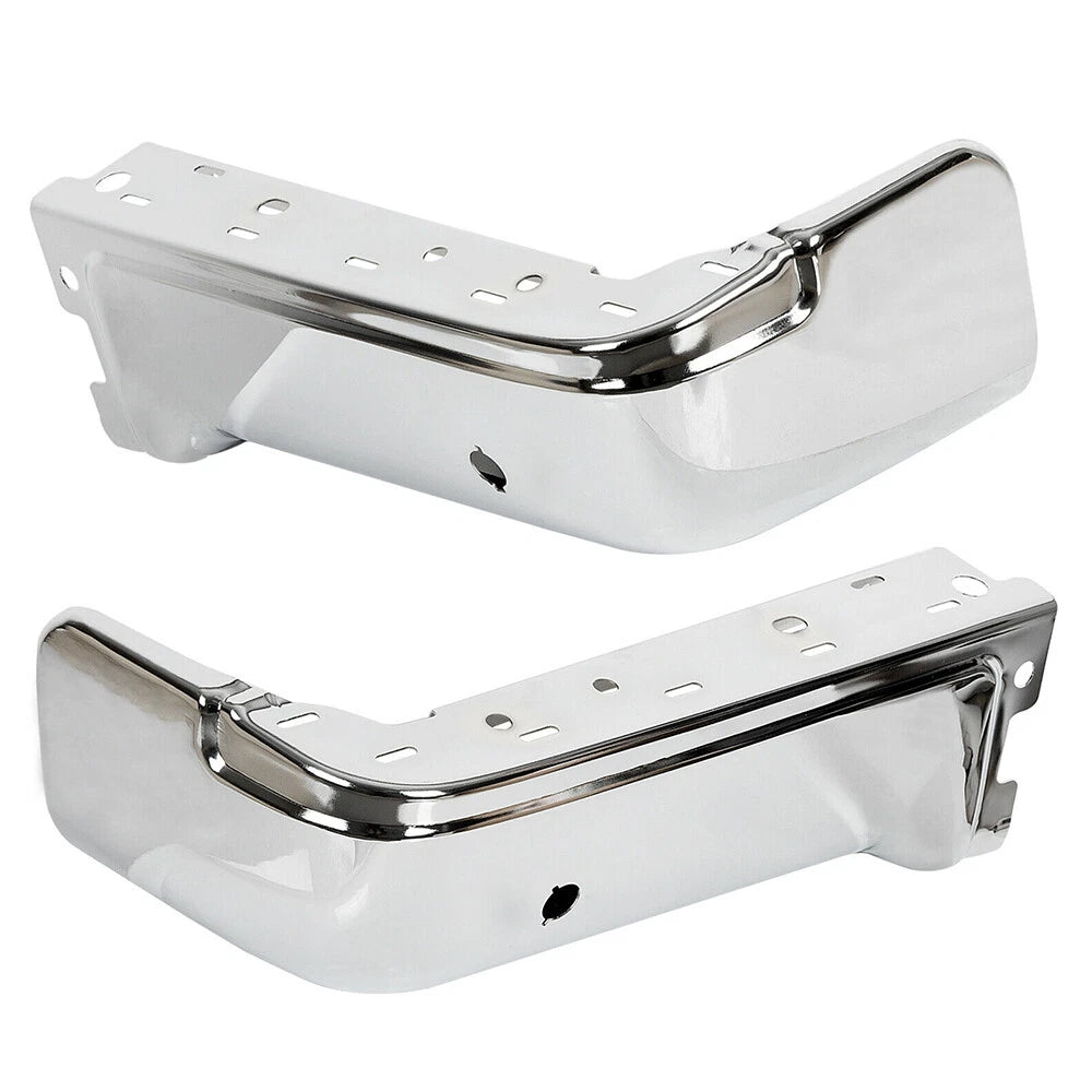 Set of 2 Chrome Rear Bumper End Caps for Ford F150 (2009–2014)