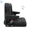 Adjustable Tractor Seat with Backrest & Seatbelt