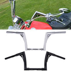 Ape Hangers Handlebar 1 1/4'' Fat 10" Rise for Harley Sportster FXST Softail