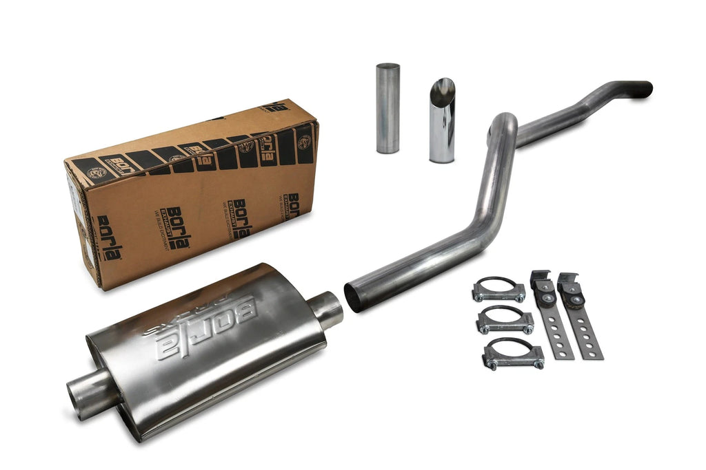 2.5" Aluminized Exhaust Kit with Borla Muffler for Jeep Cherokee XJ (1984–2001)