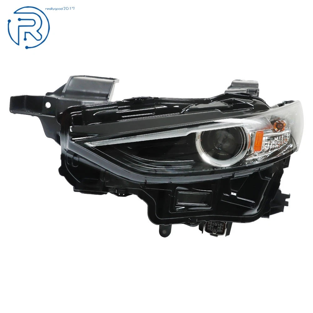 Headlight Assembly for Mazda 3 (2019-2021) Left Driver Side Black Housing