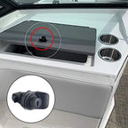 Locking Push Button Latch for Boat Radio Box (Universal Fit)