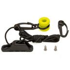 Nylon Retriever for Trolling Weights on Boats and Kayaks (Black Orange)