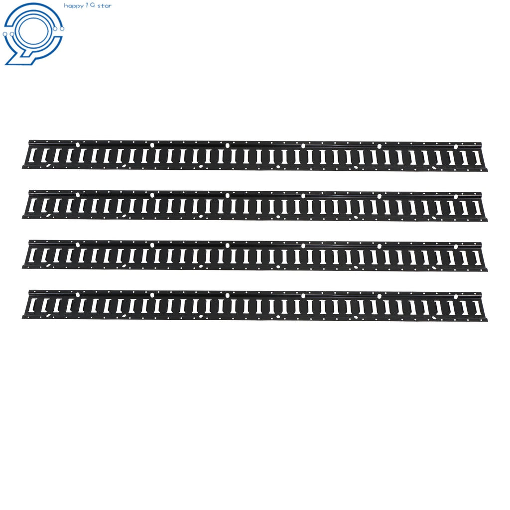 Set of 4 E Track Tie Down Rails for Vans Trailers 