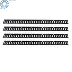 Set of 4 E Track Tie Down Rails for Vans Trailers 