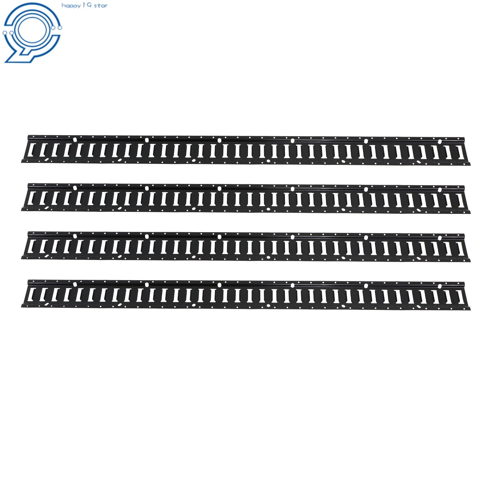 Set of 4 E Track Tie Down Rails for Vans Trailers 
