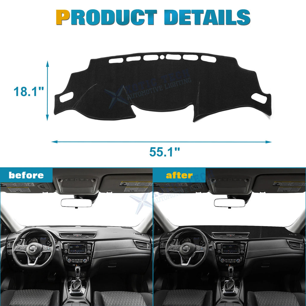 Dashmat Sun Glare Protector for Nissan Rogue (2014-2020)